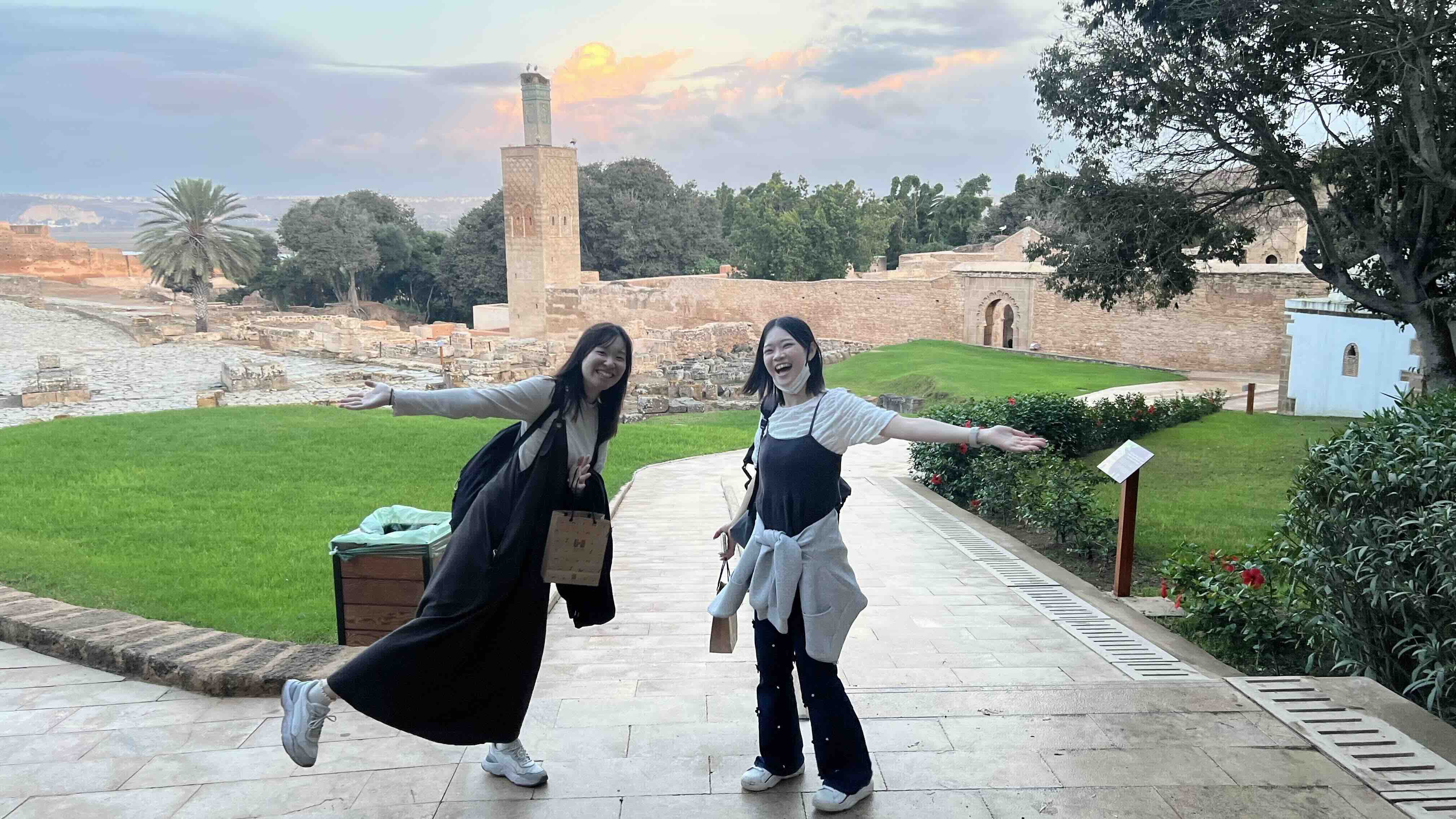 発表が終わってニコニコの私たち